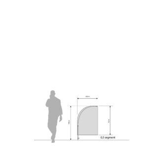 BEACHFLAG 20 Conical - 0,5 segment