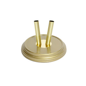 Painted double base for mast diameter 35mm