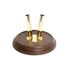 Darkwood double base for mast diameter 35mm