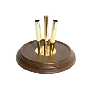 Darkwood triple base for mast diameter 25mm