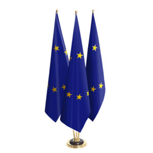 Exclusive triple flag stand Set with mast diameter 25mm