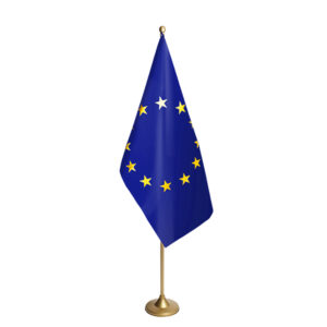 Painted President flag stand set