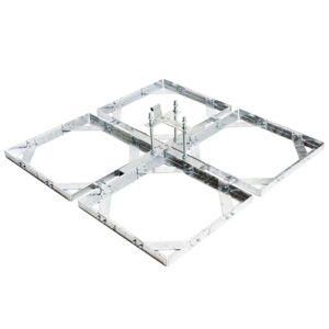 Mobile base for flagpole with 6-8m