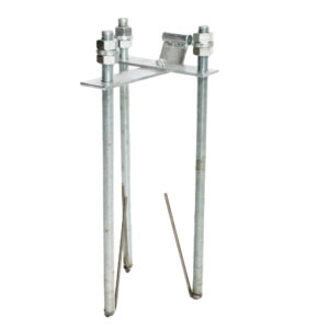 foundation anchor basket for aluminium flagpoles 6-8m height