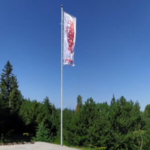 "FLASH BANNER" flagpole