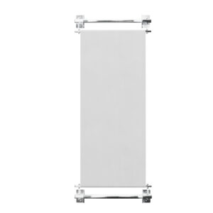 Parallel INOX facade mount for banners