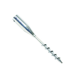 Screw base for foldable flagpoles