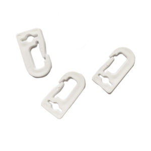 Flag mounting carabiner dedicated for tape